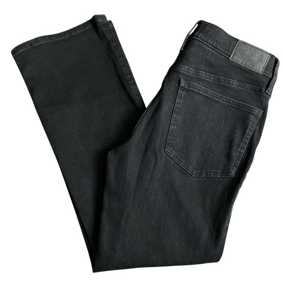 Madewell Women's Black Mid-Rise Kick Out Crop Jeans Size 28 - Picture 6 of 14